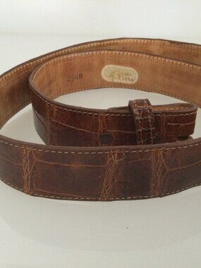 Jacob Hill Genuine Wild American Alligator Belt Size 36